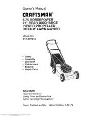 CRAFTSMAN 917.377610 Owner's Manual