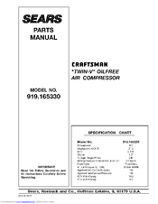 CRAFTSMAN 919.165330 Parts Manual
