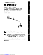 CRAFTSMAN WEEDWACKER 358.796280 Operator's Manual