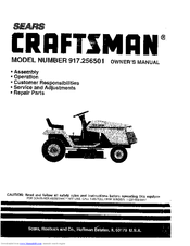 CRAFTSMAN 917.256501 Owner's Manual