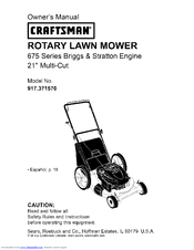 CRAFTSMAN 917.371570 Owner's Manual