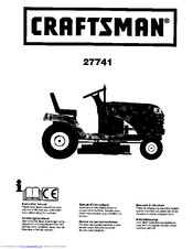 CRAFTSMAN 27741 Instruction Manual
