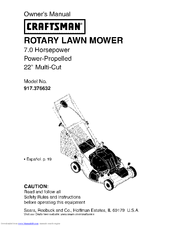 CRAFTSMAN 917.376632 Owner's Manual