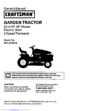 CRAFTSMAN 917.275012 Owner's Manual