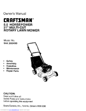 CRAFTSMAN 944.360490 Owner's Manual