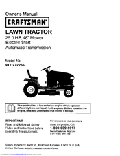 CRAFTSMAN 917.272265 Owner's Manual