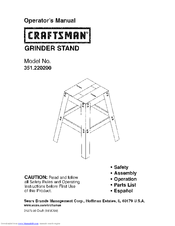 Craftsman 351.220200 Operator's Manual