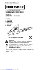 CRAFTSMAN 358.350600 Instruction Manual