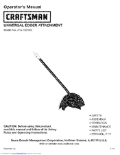 CRAFTSMAN 316.792400 Operator's Manual