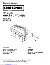 Craftsman 917.249740 Owner's Manual