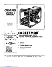 Craftsman 580.326720 Owner's Manual