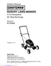 CRAFTSMAN 917.379243 Owner's Manual