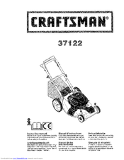 CRAFTSMAN 37122 Instruction Manual
