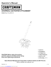 CRAFTSMAN 316.792410 Operator's Manual