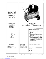 CRAFTSMAN 113.19836 Owner's Manual