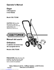 Craftsman 536.772340 Operator's Manual