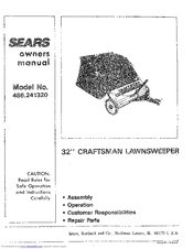 CRAFTSMAN 486.241320 Owner's Manual