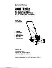 CRAFTSMAN 917.388220 Owner's Manual