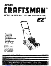 CRAFTSMAN EZ3 917.377200 Owner's Manual