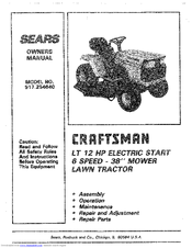 CRAFTSMAN 917.254640 Owner's Manual