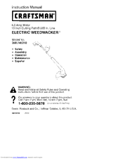 CRAFTSMAN Weedwacker 358.745310 Instruction Manual