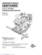 Craftsman 315.115161 Operator's Manual