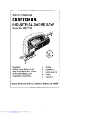 CRAFTSMAN 130.27719 Owner's Manual