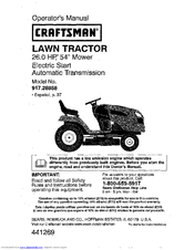 CRAFTSMAN 917.28858 Operator's Manual