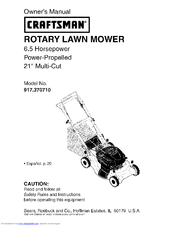 CRAFTSMAN 917.370710 Owner's Manual