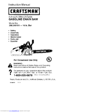 CRAFTSMAN 358.360101 Instruction Manual