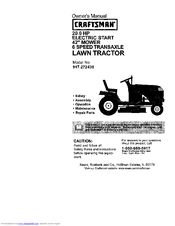 CRAFTSMAN 917.272430 Owner's Manual