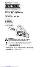 CRAFTSMAN 358.362181 Operator's Manual