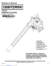 CRAFTSMAN INCREDI-PULL 316.794831 Operator's Manual