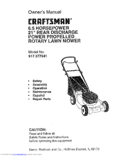CRAFTSMAN 917.377641 Owner's Manual