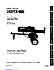 Craftsman 247.794500 Owner's Manual