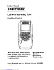 CRAFTSMAN 320.48298 Product Manual