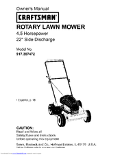 CRAFTSMAN 917.387472 Owner's Manual