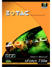 Zotac nForce 750a User Manual