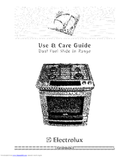 Electrolux Dual Fuel Slide-In Range Use & Care Manual