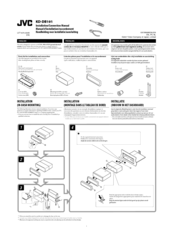 JVC KD-DB101 Installation Manual