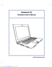 Asus W90V Hardware User Manual