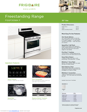 Frigidaire FGGF3056K Product Specifications