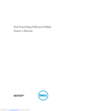 Dell PowerEdge R720xd Owner's Manual