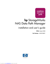 HP StorageWorks 8000 Installation And User Manual