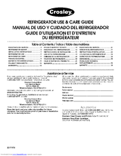 Crosley 2311959 Use & Care Manual