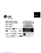 LG LHB977 -  Home Theater System Owner's Manual
