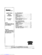 Danby Designer D1002W Owner's Manual