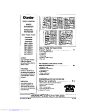 Danby DFF8805W Owner's Manual