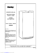 Danby D9504S Owner's Manual