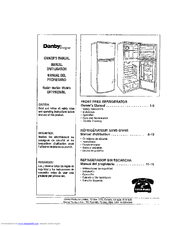 Danby Designer DFF9102W Owner's Manual